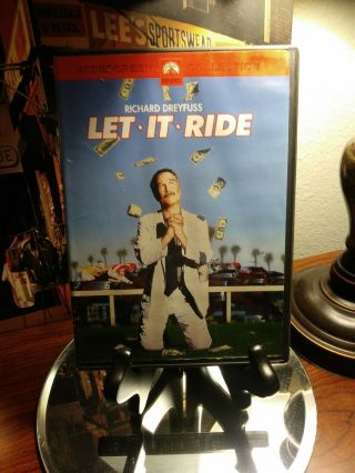 Let It Ride (dvd,  1989) Richard Dreyfuss - Chapter Insert - Very Rare Oop Movie