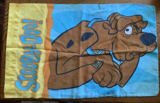 Scooby Doo Pillowcase Vintage Rare Pillow Case