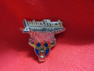 Judas Priest Promotional Pin Metal Rare Find Color