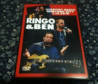 Ringo Starr & Ben Harper / 2010 Usa 114 / Rare Live Import / 1dvd /joan Osborne