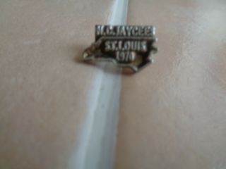 North Carolina Jaycees Pin From 1970 - - Very Rare State Outline