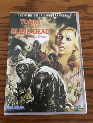 Tombs Of The Blind Dead (dvd,  2006) Rare 1971 Cult Horror Film Blind Dead Coll.