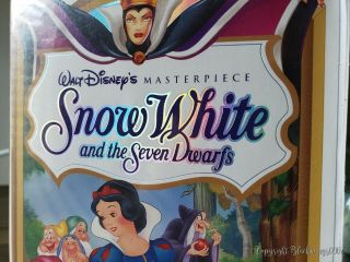 Walt Disney ' s SNOW WHITE and the SEVEN DWARFS Masterpiece VHS RARE 1524 2
