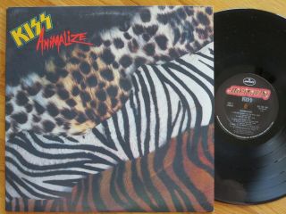 Rare Vintage Vinyl - Kiss - Animalize - Mercury 822 495 - 1 - Nm
