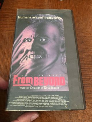 From Beyond Vhs Horror Rare Cult Classics,  Vestron Video