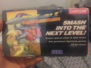 Street Fighter 2 Sega Genesis Promo Vhs Very Rare