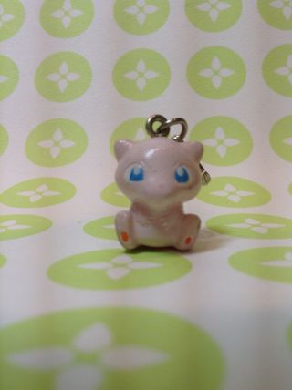 Rare Pokemon Mew Figure Toy Keychain Vintage Small Tiny Made In China 1999