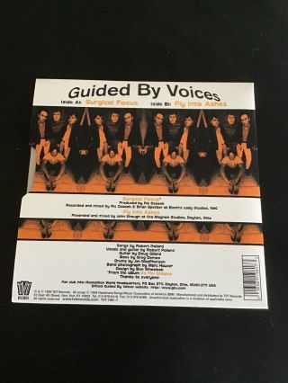 Guided By Voices Surgical Focus Single Rare Tvt 1999 Spinning Sleeve 7” 2