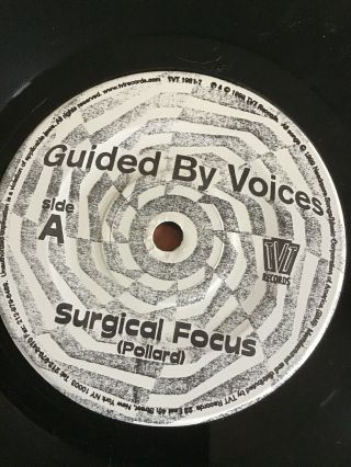 Guided By Voices Surgical Focus Single Rare Tvt 1999 Spinning Sleeve 7” 3