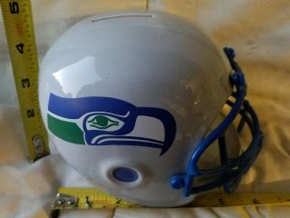 Nfl Seattle Seahawks Helmet Bank Ceramic 1990 Geerlings Greenhouse Rare Fan Item