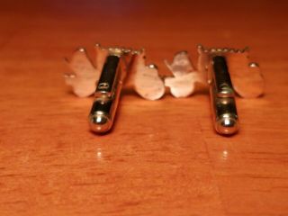 FISHER BODY (for GM cars) CUFF LINKS CARRIAGE,  GREAT LOOKING,  RARE 3