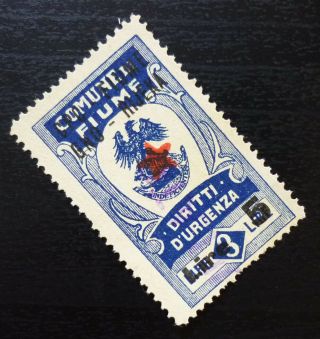 Fiume Rarely Seen Revenue Stamp - Italy Croatia Hungary N7