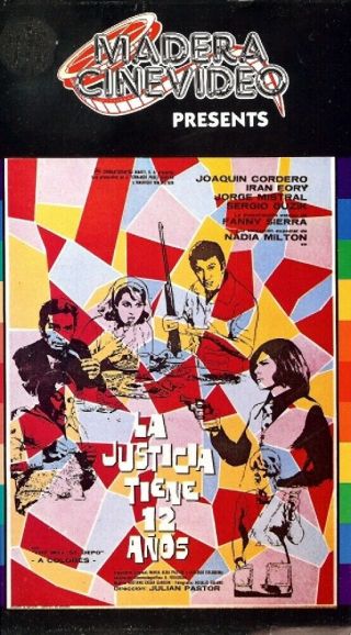 La Justicia Tiene Doce Años (1973) Mill Street Depot Madera Cinevideo Vhs Rare