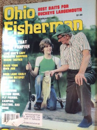 Vintage Ohio Fisherman Feb 1982 Thru Dec 1982 Magazines 8 Issues Rare Artwork 2
