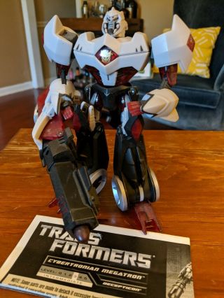 Transformers Animated Cybertronian Megatron Rare Oop Complete Instructions