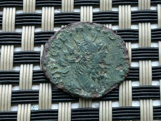 Tetricus I,  Emperor Of The Gallic Empire 270 - 273 Ad Ae Antoninianus Rare Coin