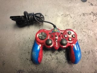 Marvel Ultimate Spiderman Sony Playstation 2 Ps2 Ps1 Psone Controller Rare