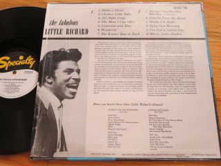 Rare Vintage Vinyl - The Fabulous Little Richard - Specialty SP - 2104 - NM 2