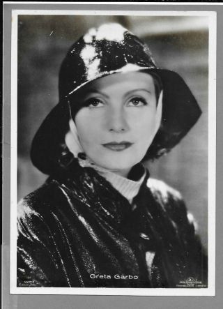 Greta Garbo Rare French Ross Verlag Luxus Card 5597/1 1930 