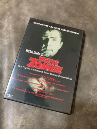 Bella Lugosi White Zombie Roan Group Dvd Rare Movie Horror Classics 1999