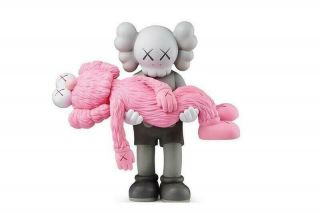 Kaws Gone Companion Bff Vinyl Figure Limited Edition Ngv Toy Pink&grey