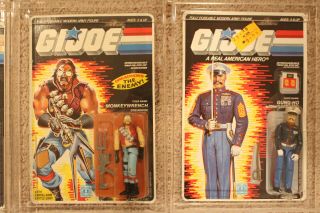 1986 & 1987 - MOC set of 8 (vintage hasbro GI Joe figures) Cobra Commander 3
