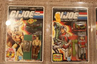 1986 & 1987 - MOC set of 8 (vintage hasbro GI Joe figures) Cobra Commander 5