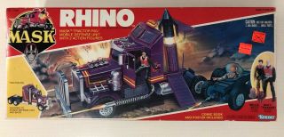 Kenner M.  A.  S.  K.  Rhino,  Factory,  Rare 1st Usa Release Misb