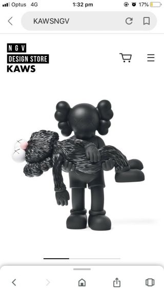 Kaws Ngv Gone Companion Figurine Bff