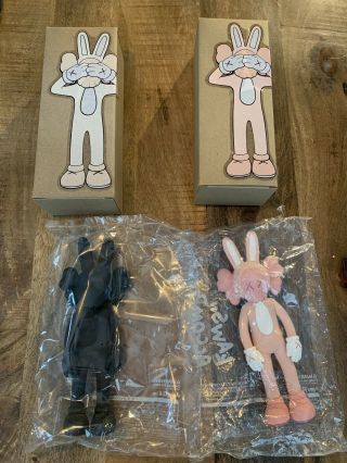 Authentic Kaws Accomplice Fake,  Pink,  Black 2002