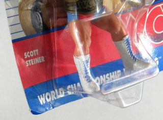 Galoob Toys WCW The Steiner Brothers Tag Team Wrestling set UK release MOC 4