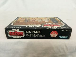 Rare 1981 Vintage Star Wars The Empire Strikes Back Six Pack Figures & Box 4