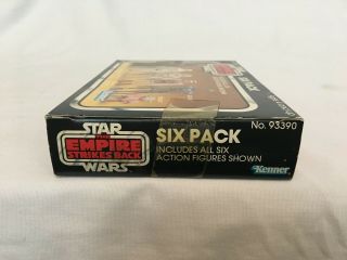 Rare 1981 Vintage Star Wars The Empire Strikes Back Six Pack Figures & Box 5