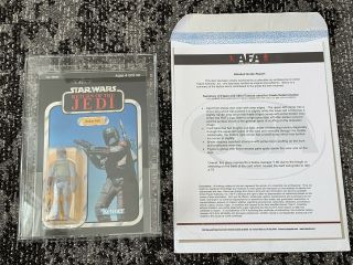 Vintage Kenner 1983 Star Wars BOBA FETT AFA 80 Graded 2
