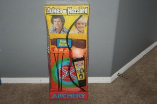 Dukes Of Hazzard Archery Set Factory W/ Brown Belt Version 1980 - 81 Rare