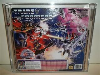 1984 Transformers G1 STARSCREAM (B75/W85/F90) AFA 80 MISB Tape 5