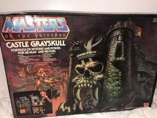 Vintage 1983 Castle Grayskull Motu Masters Of The Universe He - Man Greyskull