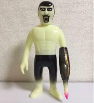 Real Head Punk Drunkers Aitsu Sofubi Imported From Japan Rare F/s