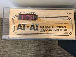 RARE Vintage STAR WARS AT - AT Walker AFA 80 Q ROTJ Return of the Jedi ATAT ESB 4