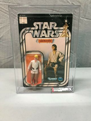 Star Wars Vintage 1978 Kenner Afa 80 Nm 12 Back - C Luke Skywalker