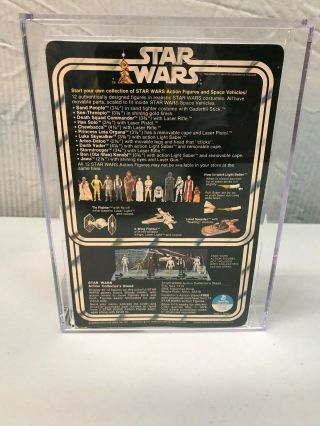 Star Wars Vintage 1978 Kenner AFA 80 NM 12 Back - C LUKE SKYWALKER 3