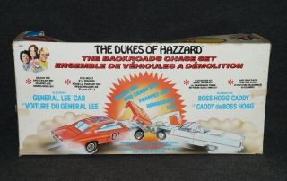 Mego Boxed 1981 Dukes of Hazzard Backroads Chase General Lee Smash Up Derby 5