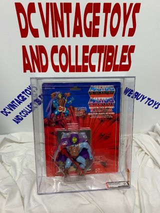 Mattel Motu He - Man Masters Of The Universe Laser Light Power Skeletor Afa 70