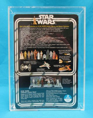 1978 Kenner Star Wars 12 Back - A Jawa Vinyl Cape AFA Graded 80 NM Unpunched Card 6