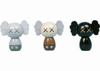 KAWS HOLIDAY JAPAN Limited Kokeshi Doll Set (Set of 3) ORDER CONFIRMED 3