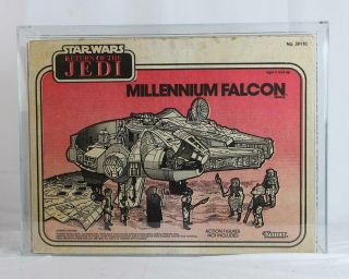 1983 Kenner Star Wars ROTJ Millennium Falcon AFA 75 EX,  NM 11166871 2