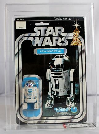 1978 Kenner Star Wars 12 Back - A R2 - D2 (sku Figure Stand) Afa 85 Nm,