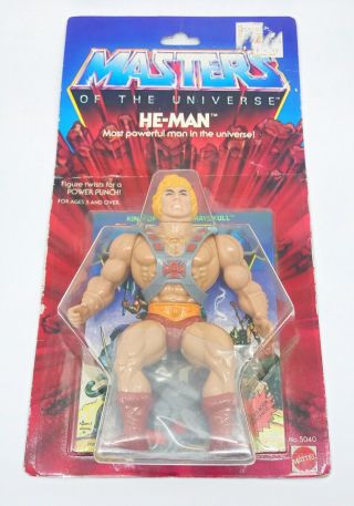 He - Man Vintage 8 - Back Carded Motu Figure 1981 Moc
