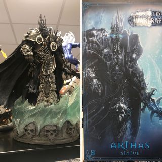 Sideshow Collectibles Wow World Of Warcraft Arthas Statue Lich King (1833/3000)