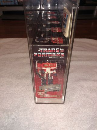 Transformers Optimus Prime G1 Pepsi Edition AFA 80 2